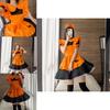 Sexy Lolita Pumpkin Maid Costume Dress For Halloween Party