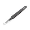 KEIBA Cation Coated Flat Tweezers, 2A, TS-2-I