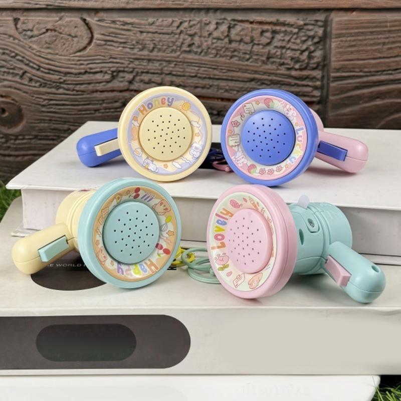 Cute Mini Record Player Keychains with Soothing Music Box Function for Music Lovers