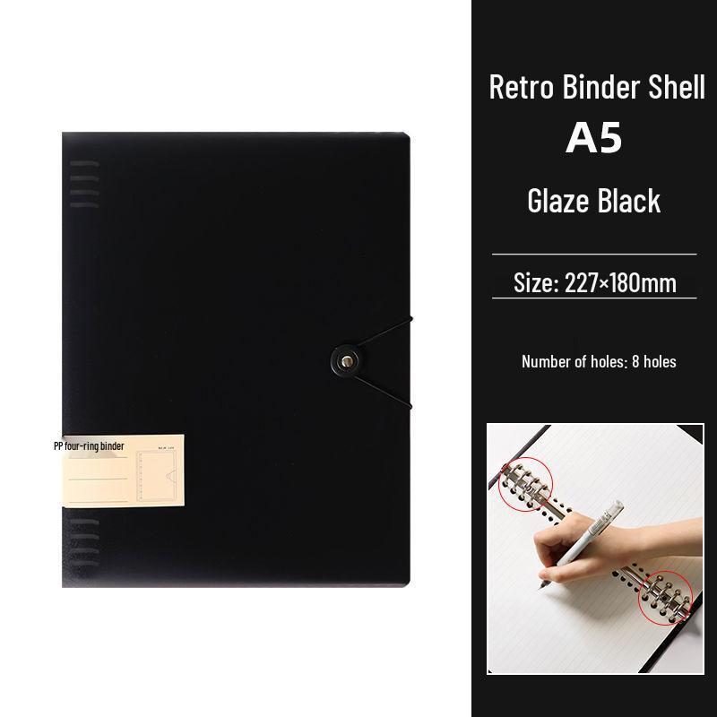 Smooth Loose-Leaf Notebook with Removable Pages for Postgraduate Exams