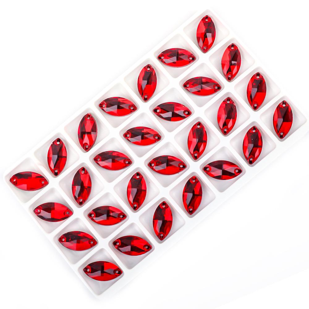 Wei Chen Markis Strass Handsydd Platt Knapp för DIY Kvälls- och Bröllopsklänningsaccessoarer