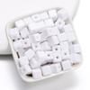 30pcs/lot 7.5mm Square Shape Acrylic Beads Spacer Loose Beads for Handmade DIY Necklace Bracelet Charm Jewelry Making Supplies