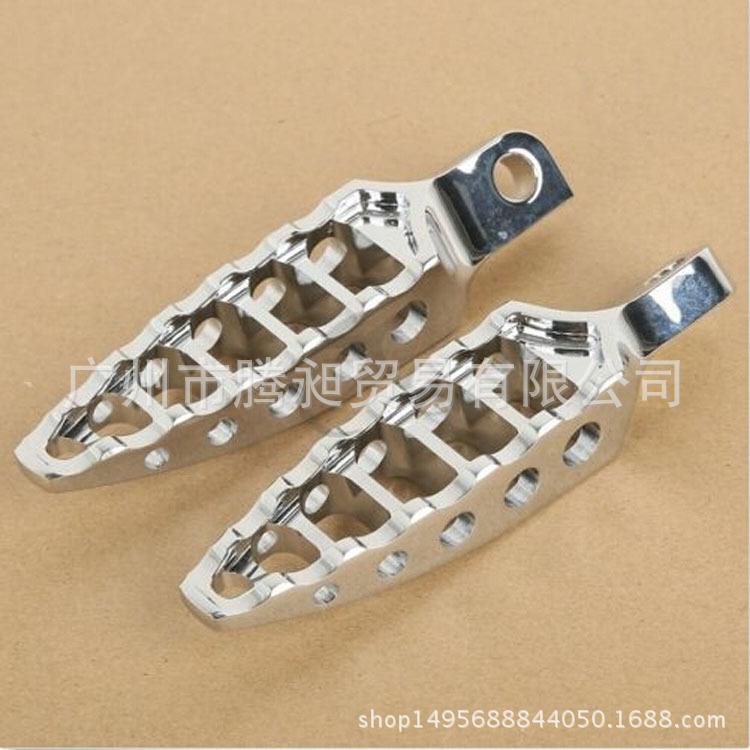 Harley Prince 45° Electroplated Aluminum Motorcycle Foot Pegs