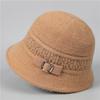 Hat Autumn and Winter Basin Hat Old Lady Cold Hat Piled Thick Warm Knitted Hat