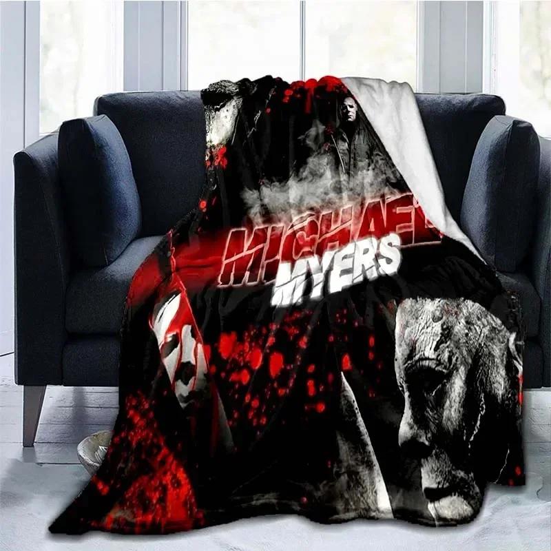 Michael Myers Deka Super Měkká Plyšová Flanelová Deka Obývací Pokoj Ložnice Pohovka Deky na Postele Deka Personalizovaný Dárek