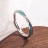 2025 Sweet Butterfly Couple Rings - Simple Epoxy Forest Style