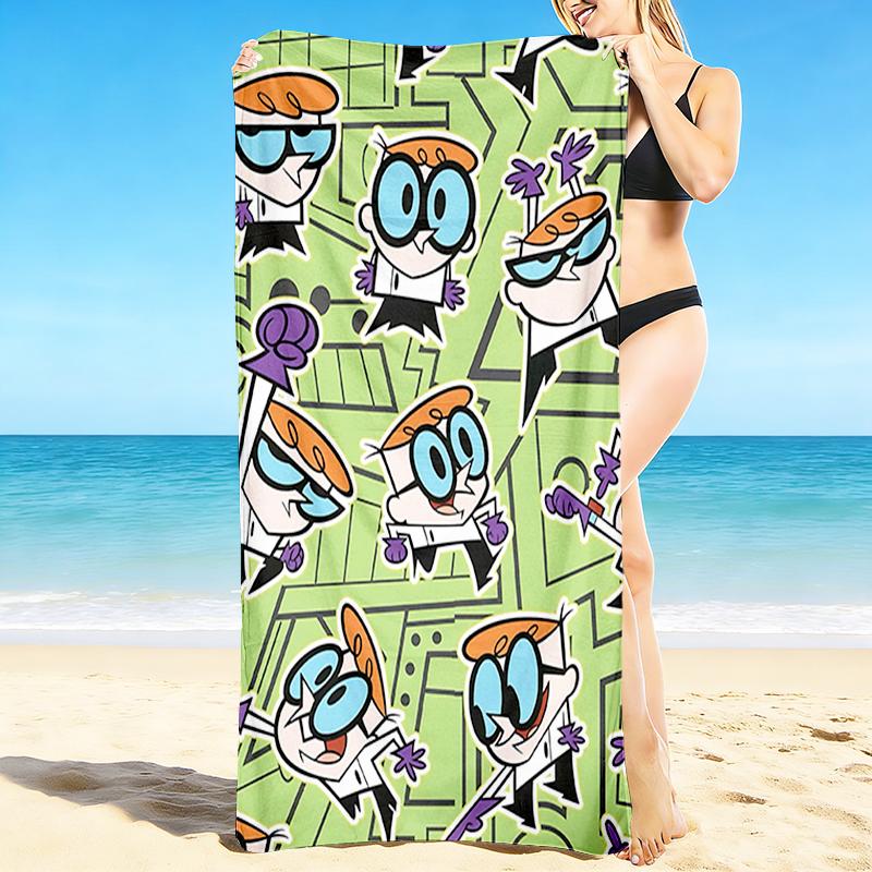 1Pc Powerpuff Girls Beach Towel, Quick Dry, Multi-Use for Beach Pool Gym Yoga Home Travel, Christmas, Halloween, Xmas Gift M929446