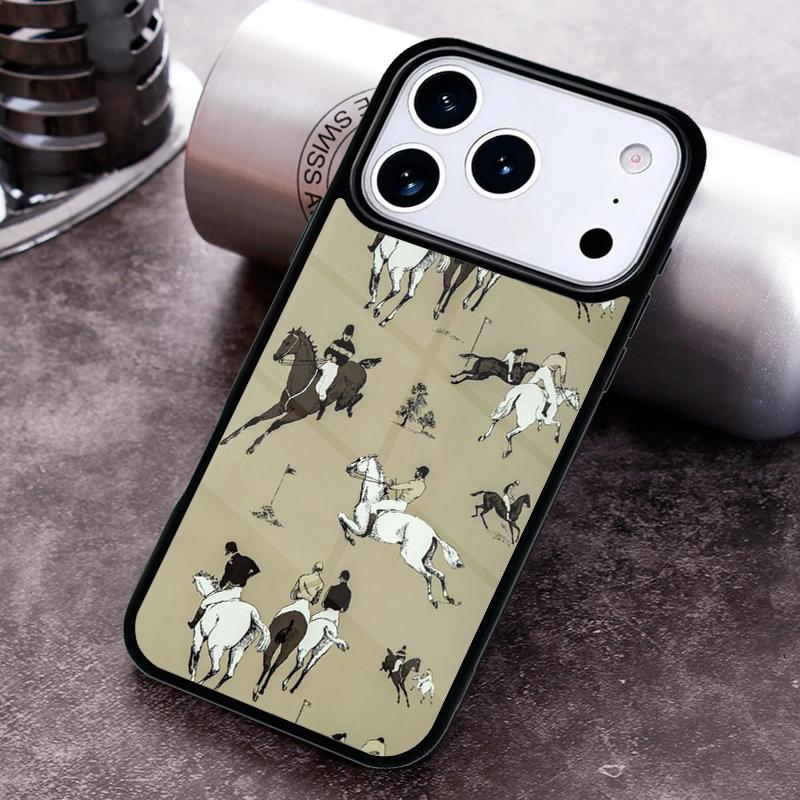 Horses Pattern Collage Phone Case for iPhone 17 16 15 Pro Max Air 14 13 12 11 Plus Shockproof Cover