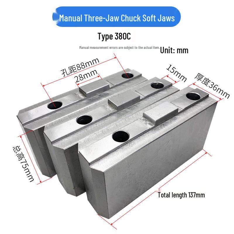 

Jun Ding Ying 3-Jaw Self-Centering Soft Chuck Jaw