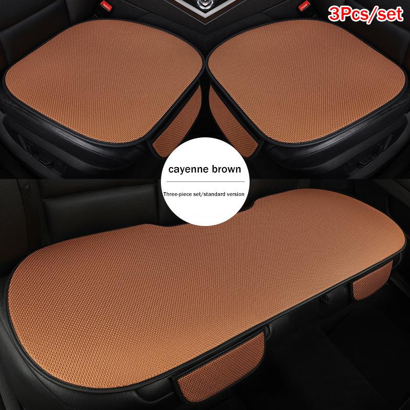 Universal Car Seat Covers for Summer Breathable Front Rear Seat Cushions Comfortable Interior for Most 5 Seat Cars