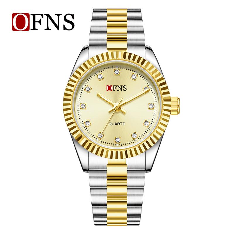 Oufanni Women s Luminous Korean Style Fashion Watch - Steel Band, Waterproof, Retro Luxury Quartz Design