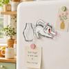 Transparent Cat Whiskers Collection Ornaments Pet Memorial Box  Home Refrigerator Decor