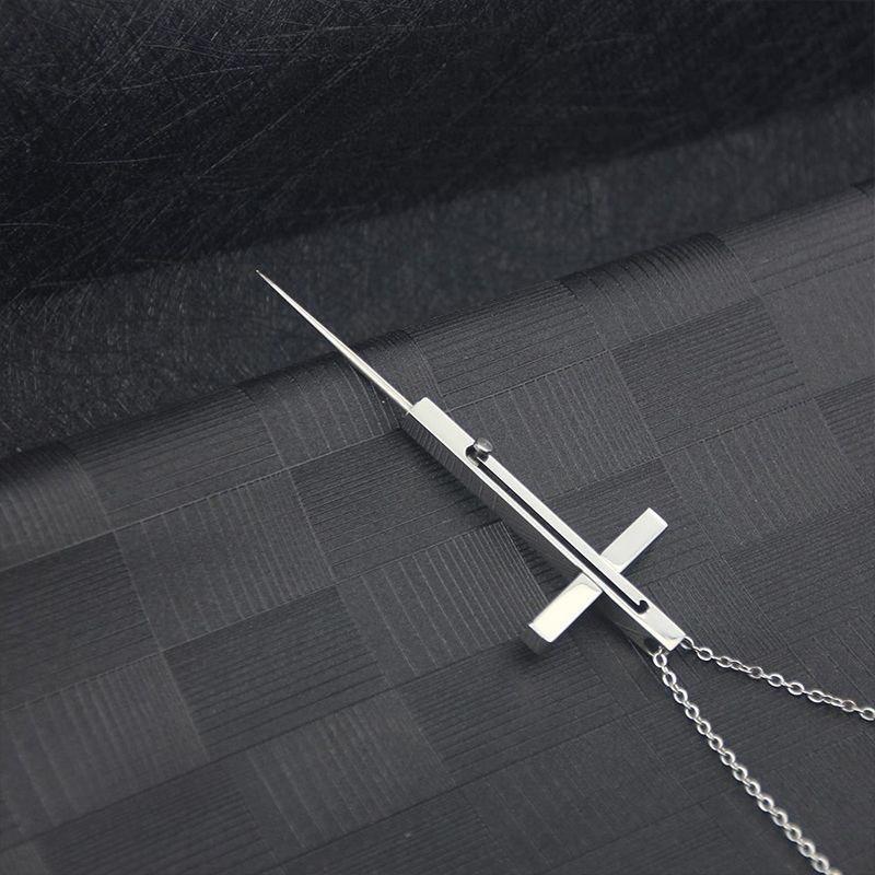 1Pc Women's Self-Defense Necklace Jewelry Portable Anti-Wolf Self-Defense Weapon Legal Portable Item Concealed Weapon