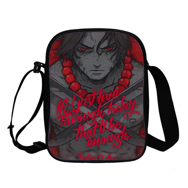 Riman Muster Studenten Schultasche 3D Vollfarbiger Rucksack Doppel Schulter Rucksack Sportrucksack