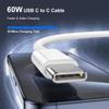 Hot Selling 1m 60W Braided Nylon Fast Charging Cable Type c to Type c for iPhone 15 Pro Max Computer Accessory
