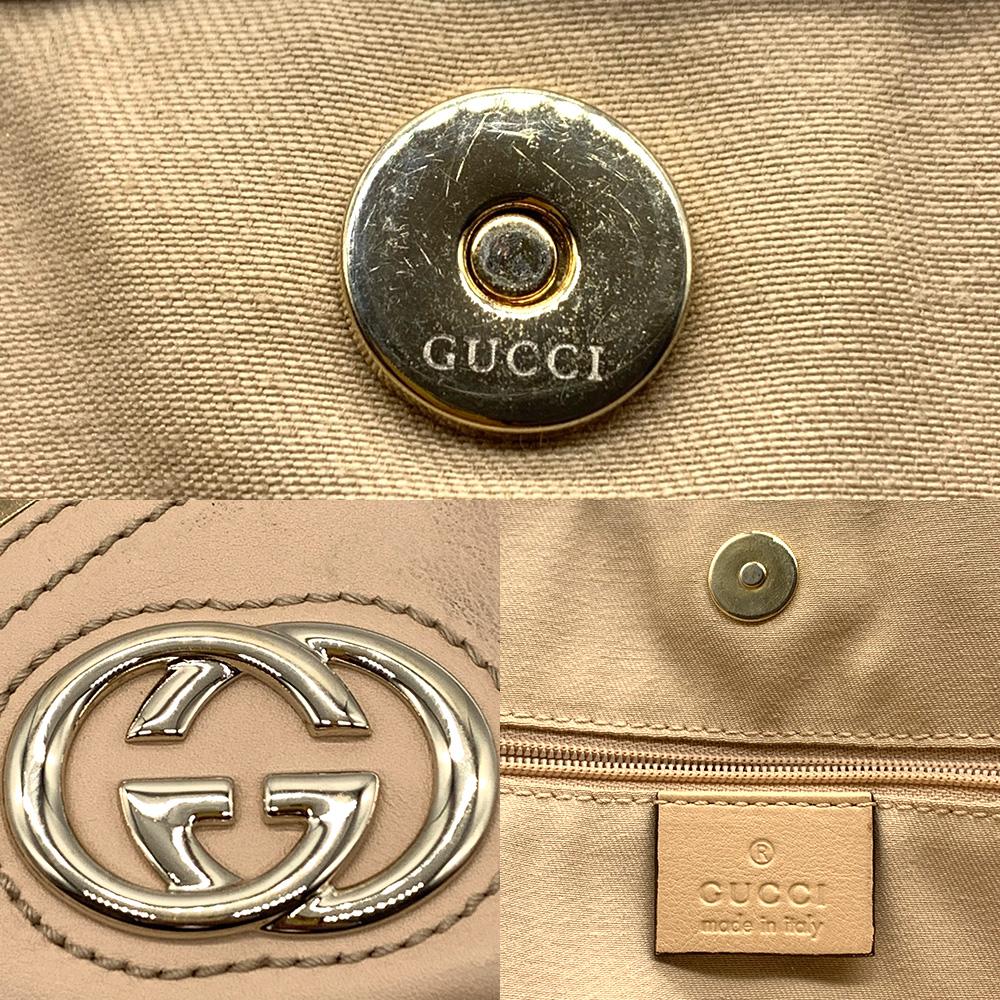 Used GUCCITote Bag leather unisex
