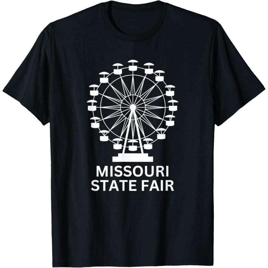 

Missouri State Fair Ferris Wheel County Fair T-Shirt XXXXXL чёрный