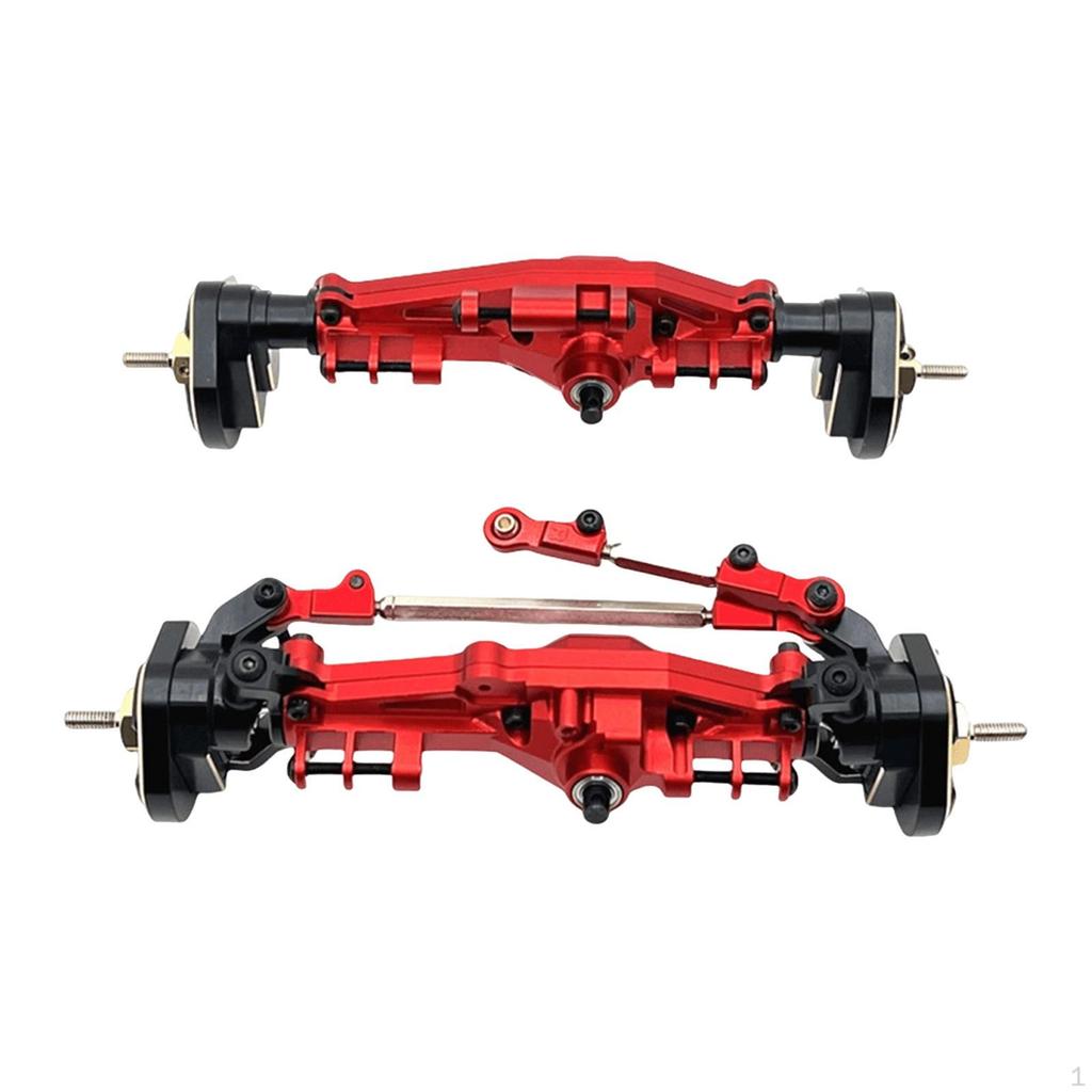 Front And Rear Axle Assembly, Reinforced RC Car Axle, Remote Control Spare Part, Replacement for