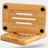 Natural Wood Bamboo Soap Dish Holder for Bathroom Kitchen Sink Sponges Organizer Accessories Storage YFA1994