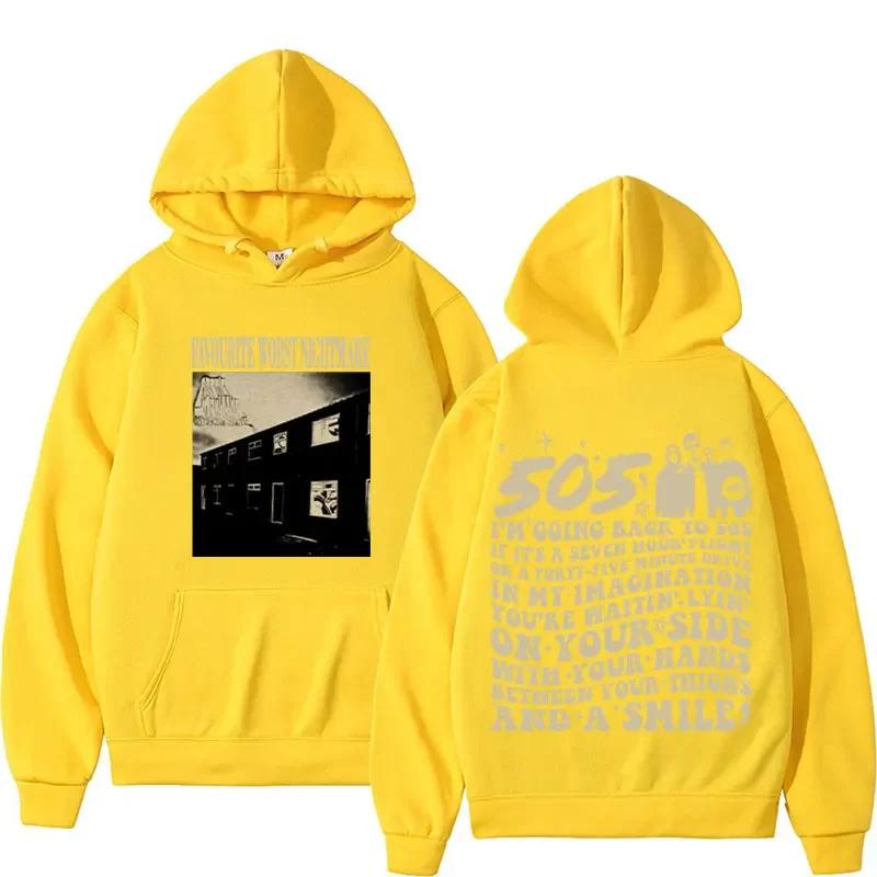 

Винтажная толстовка с капюшоном Favourite Worst Nightmare Arctic Monkeys 505 Lyrics Print Sweatshirt для унисекс Модные толстовки унисекс в стиле хип-хоп и рок 4XL