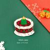 Printing Cute Accessories Mini Gifts Brooch Personality Cartoon Christmas Brooch