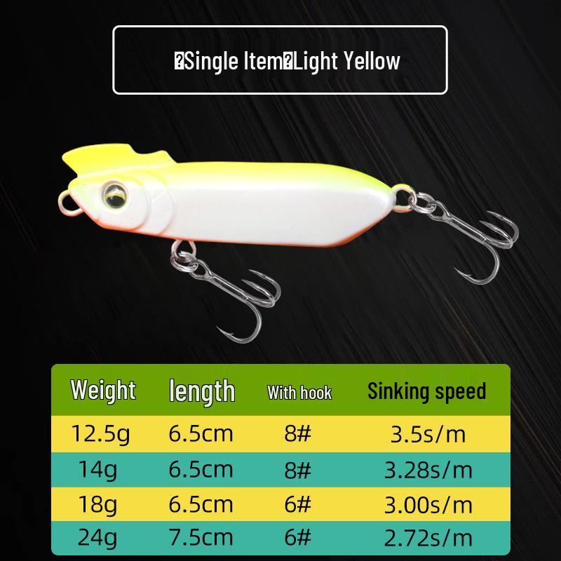 Ultra-Long Cast Chicken Comb Lure for Gudgeon, Mandarin Fish, and Perch