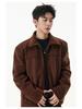 ACE Niche Men's Trendy Suede Lapel Casual Workwear Jacket HJ5823