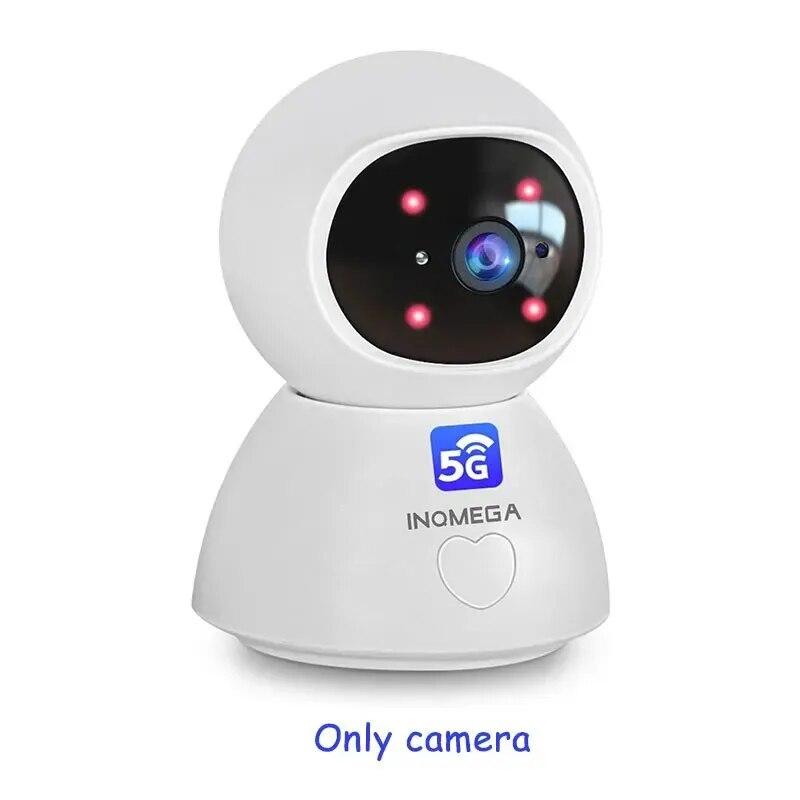 4MP 5G CAMERA Wifi Smart Cloud Wifi IP Camera Intdoor Auto Tracking with One Key Calling Function Cam for Child