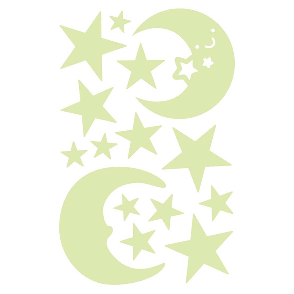 Bedroom Ceilling Home Decor Glow In Dark Moon Universe 3D Luminous Fluorescent Bubble Sticker Stars Dots Kid Room Wall Art Decor