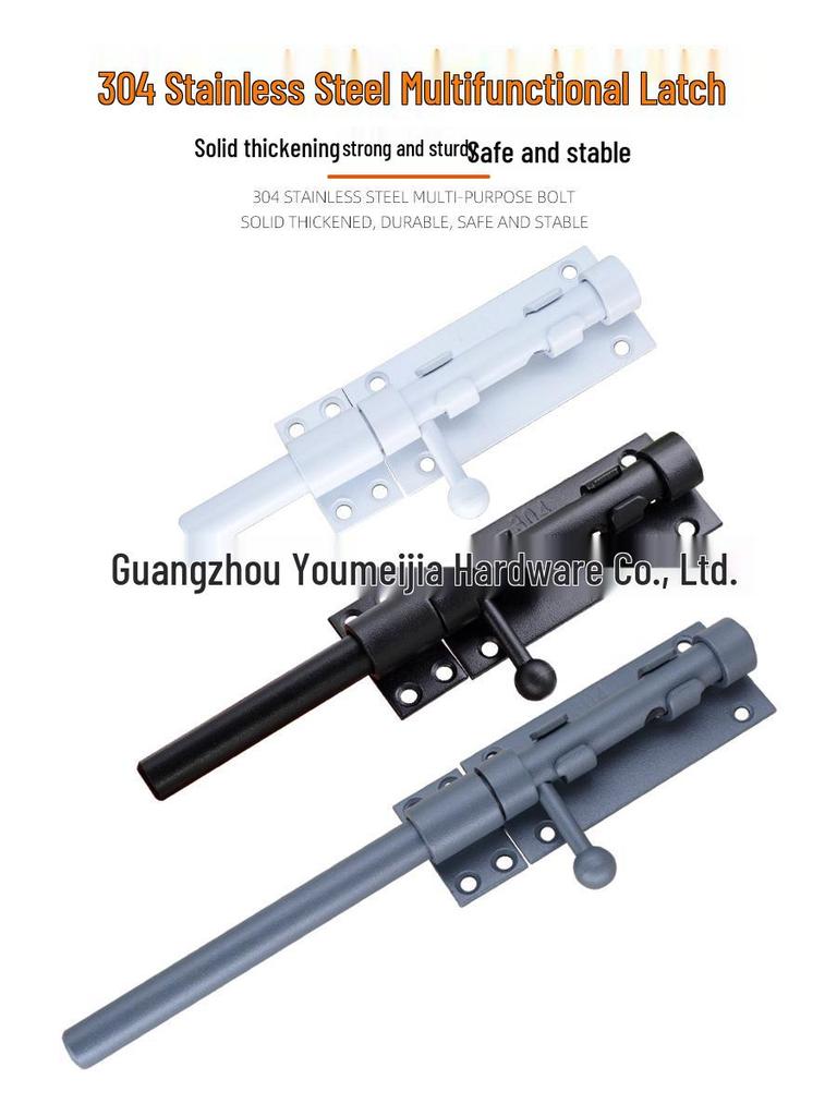 304 Stainless Steel Door Bolt Latch Lock