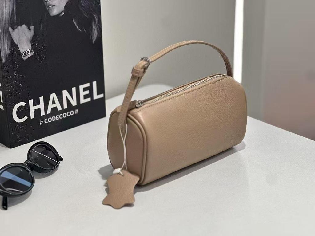 Women's High-End Genuine Leather Tote Pillow Bag - Versatile Single Shoulder Handbag