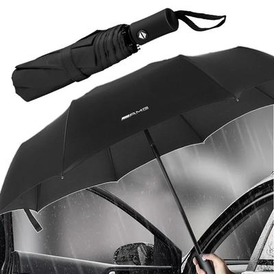 Windproof Rain Fully Automatic Compact 3 Folding Umbrella Car Accessories For Mercedes-Benz AMG C500 C200 C300 A B C E GLA CLA GLK GL ML GLE W204