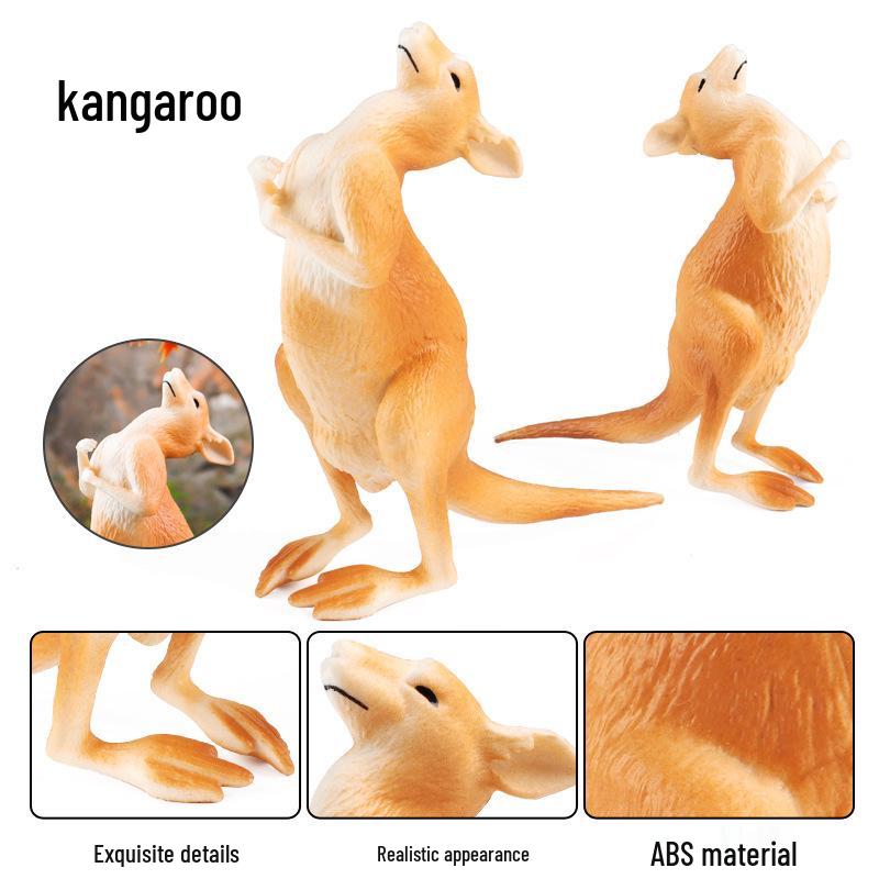 Kangaroo Waving Hand Ornament - Educational Toy Model