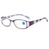 New Women Reading Glasses Fashion Print Elderly Hyperopia Eyeglass Resin Anti Blue Light Prescription Eyewear+1.0+4.0
