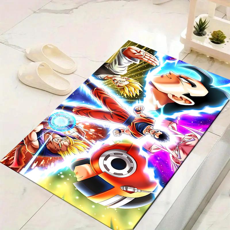 1Pc Dragon Ball Heroes Rug, Office Carpet Indoor Outdoor Doormat, Non-Slip, Comfortable, Living, Christmas Halloween, Xmas Gift S1101