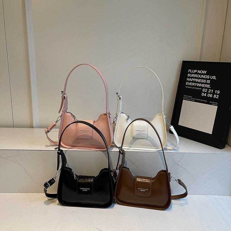 2025 New Fashion Single Shoulder Women's Bag, High-end Sense Versatile Casual Underarm Bag, Foreign Style Simple Temperament Women's Bag Wholesale