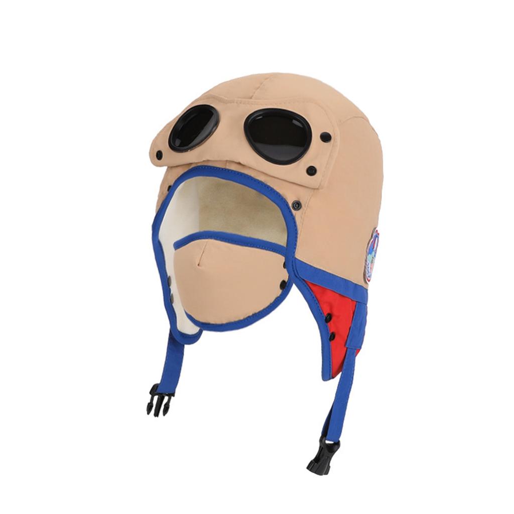 Wintermütze für Kinder, Retro Lei Feng Mütze, Mütze mit warmem Fleece, Ohr-, Motorradmütze zum Fahren