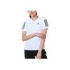 Adidas Own The Run Striped Logo Print Round Neck Short Sleeve Tee Women Tops White IC5189