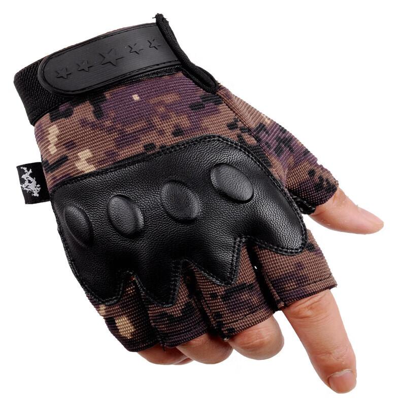 Camouflage Half-Finger Tactical Training Gloves