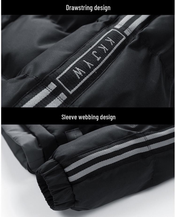 Men's Thick Hooded Casual Winter Cotton Jacket