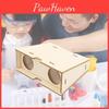 Educational Wooden Science Experiment Invention Diy Telescope Set For Kids