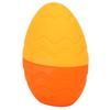 Egg Shaped Silicone Ice Face Roller for Puffiness, Dark Circles, Skin Firming, Orange