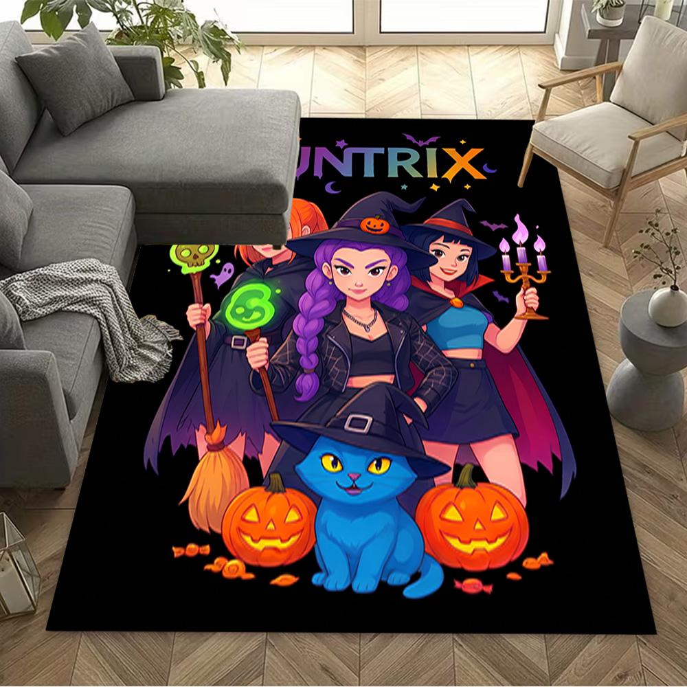 Huntress Power Squad Floor Mat Perfect for Dormitory Foyer Playrooms Balcony Antislip Carpet Decorate Offices Best for Christmas