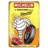 Y1,Vintage Advertising Poster Sign Bibendum Tire Art Collectible Decor-aluminum