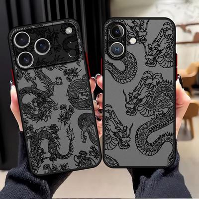 Chinese Dragon Case for iPhone 17 Pro Max 16 Plus XS XR 15 7 8 SE 12 13 Mini Air 11 14 Funda Back Phone Cover