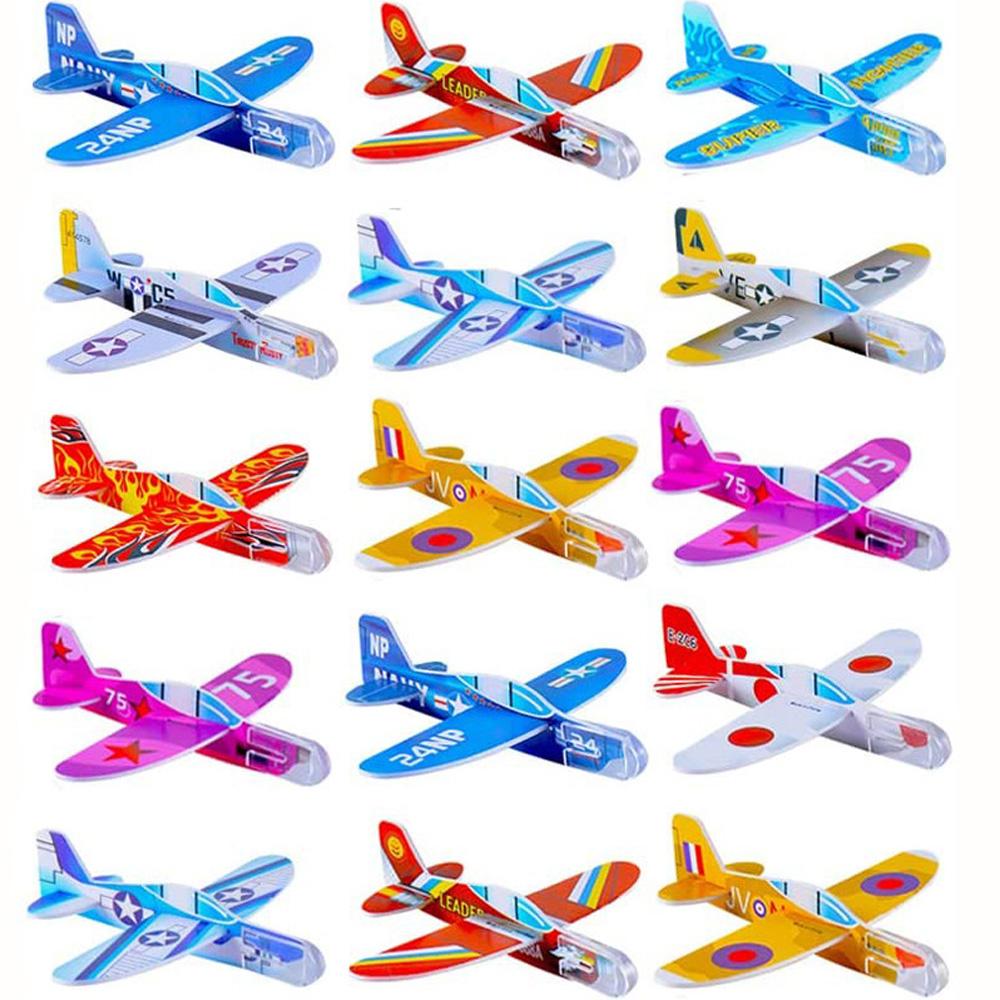 

30Pcs Mini Foam Airplane Toy Hand Throw Flying Planes Kids Toys (As shown-25756)-