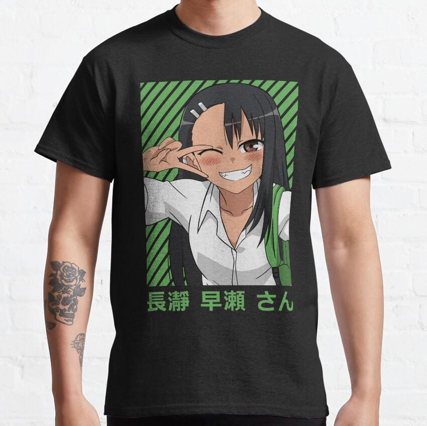 Senpai Nagatoro Manga Please dont bully me nagatoro dont toy with me miss Nagatoro anime t shirt plus size mens clothing S