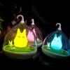 Luz nocturna, nuevo estilo, Totoro, USB, Sensor táctil portátil, LED, luz nocturna para bebé, lámpara de noche con Sensor táctil, lámpara de noche para niños