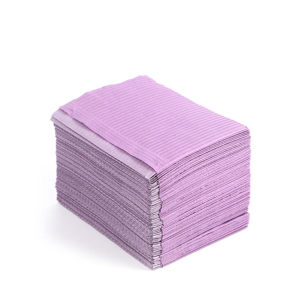 Waterproof Disposable Tattoo Table Mat with Laminated Paper Placemat and Bib Scarf