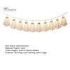 Cute Ghost Ornaments for Bedroom 6.6FT Halloween Light Up Garland, Lace LED Fairy String Light, Warm White Lights Home Spooky Hanging Bunting